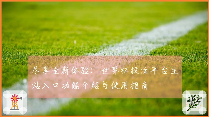 尽享全新体验：世界杯投注平台主站入口功能介绍与使用指南