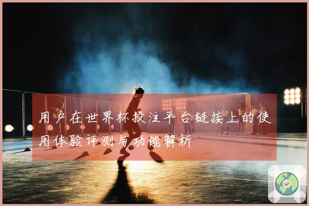 用户在世界杯投注平台链接上的使用体验评测与功能解析