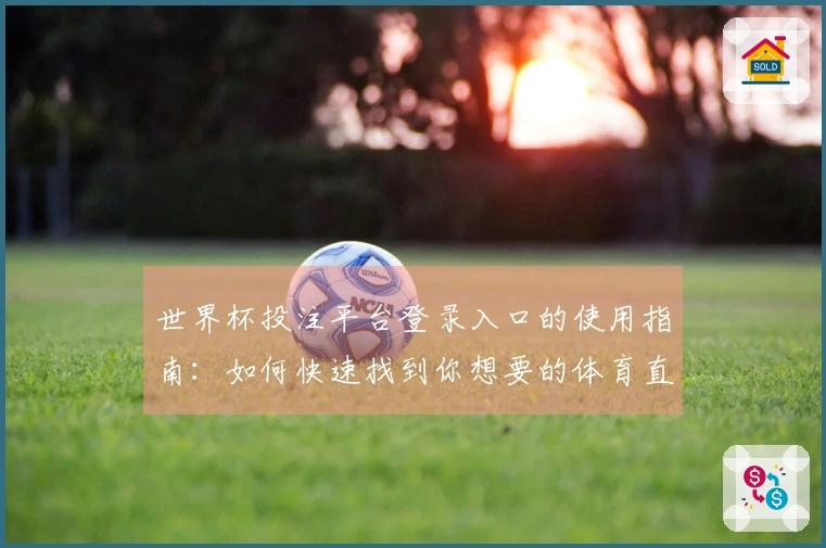 世界杯投注平台登录入口的使用指南：如何快速找到你想要的体育直播内容